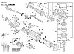 Bosch 3 601 G76 001 GBR 15 CAG Concrete Grinder Spare Parts